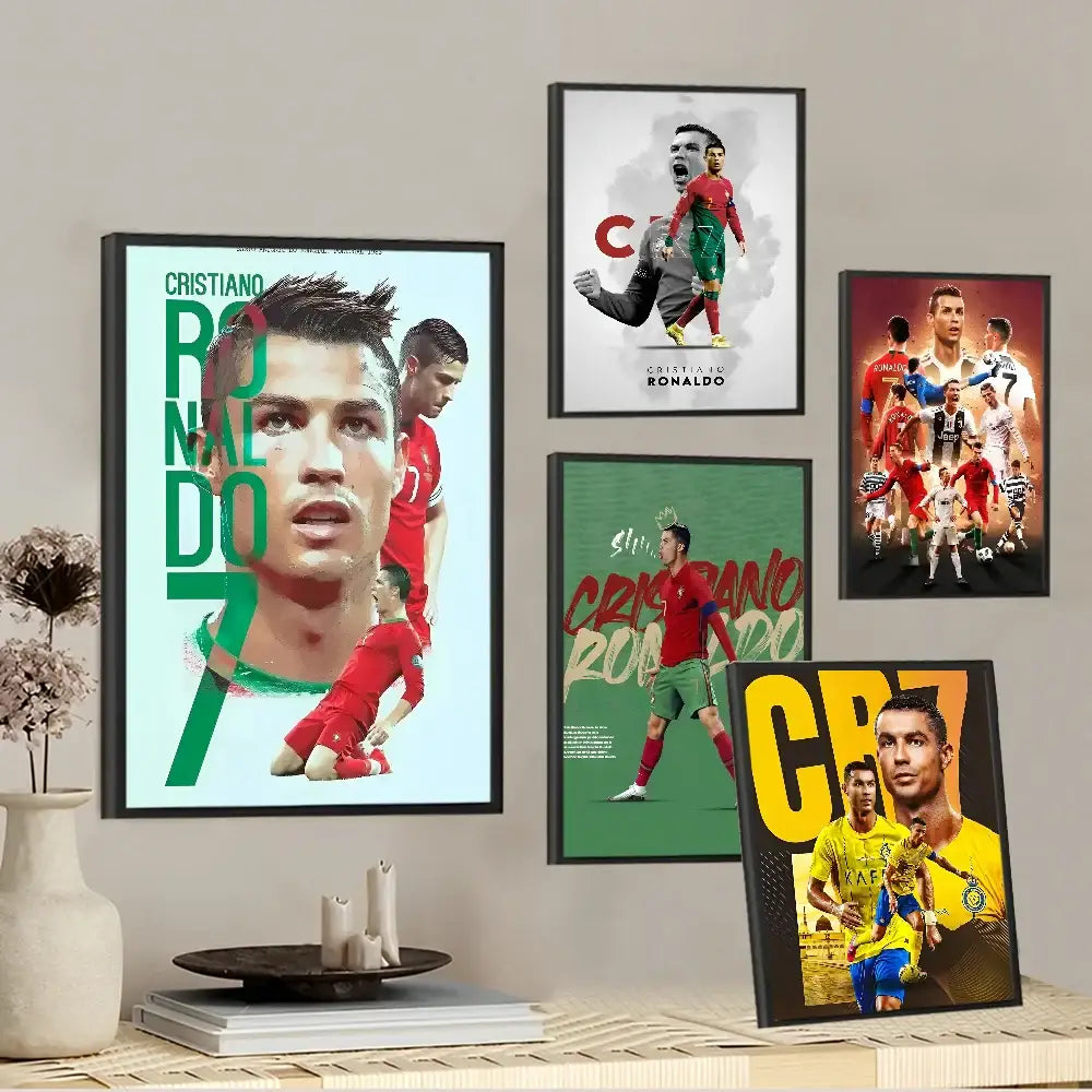 DecorBites™ CR7 Self-Adhesive Art Poster for Home Decor