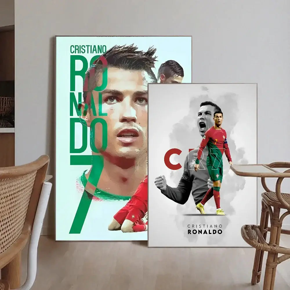 DecorBites™ CR7 Self-Adhesive Art Poster for Home Decor