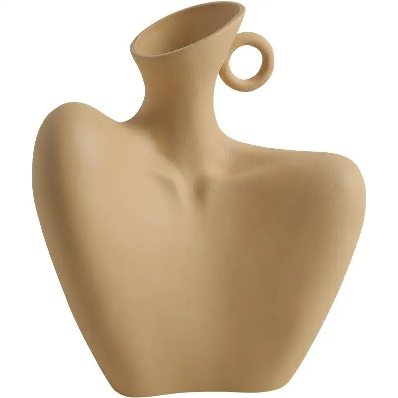 DecorBites™ Creative Ceramic Human Vase for Home Decor