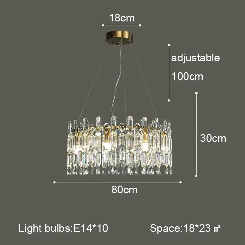 Postmodern gold decorbites crystal ceiling chandelier living room