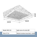 Modern chrome crystal ceiling lamp for bedroom with frosted glass