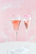 Elegant hand blown crystal champagne flutes dining room glassware