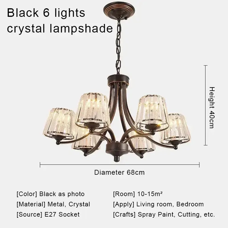 Modern gold decorbites crystal chandelier for living room dining space