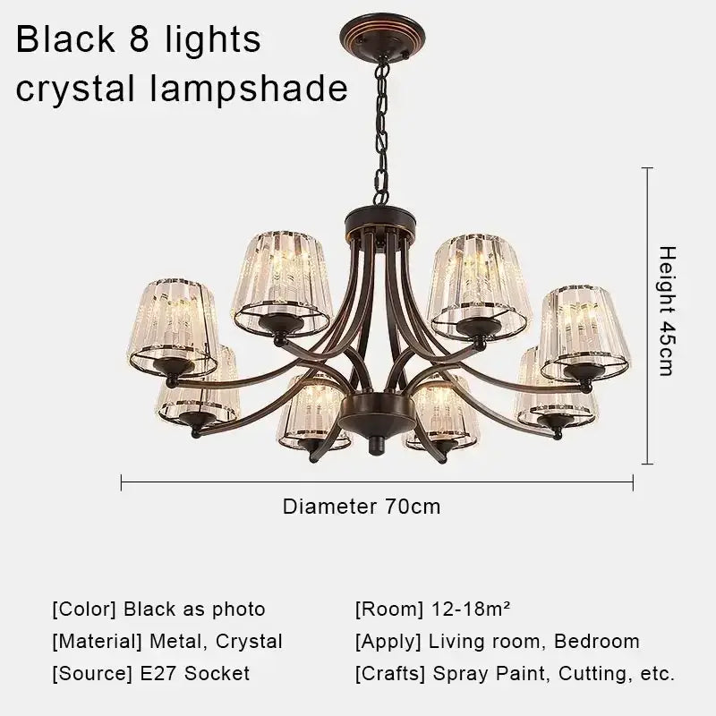 Modern gold decorbites crystal chandelier for living room dining space