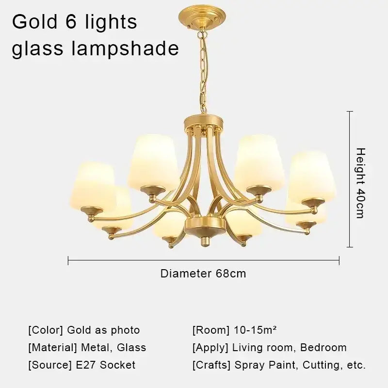 Modern gold decorbites crystal chandelier for living room dining space