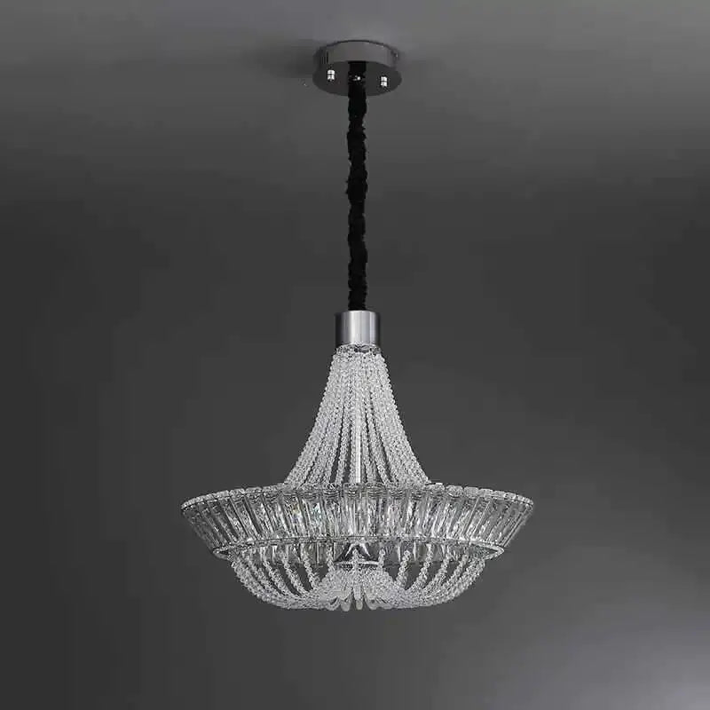 Modern chrome & gold decorbites crystal chandelier for living room