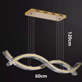 DecorBites™ Crystal Chandelier, Elegant Dining Room & Living Room Pendant Light