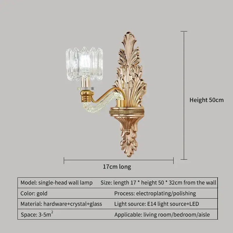 DecorBites™ ثريا كريستال: مصباح حديقة أوروبي أنيق لغرفة المعيشة وغرفة النوم