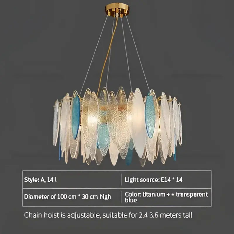 DecorBites™ Crystal Chandelier: Elegant European Style for Living, Bedroom, Dining Room
