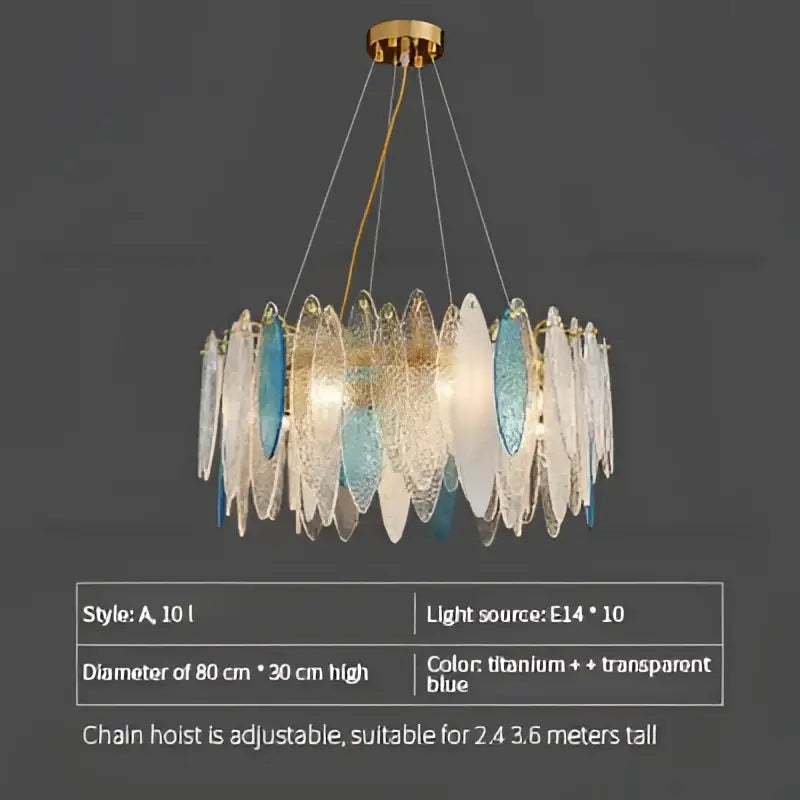 DecorBites™ Crystal Chandelier: Elegant European Style for Living, Bedroom, Dining Room