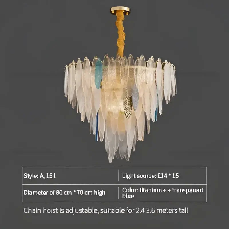 DecorBites™ Crystal Chandelier: Elegant European Style for Living, Bedroom, Dining Room