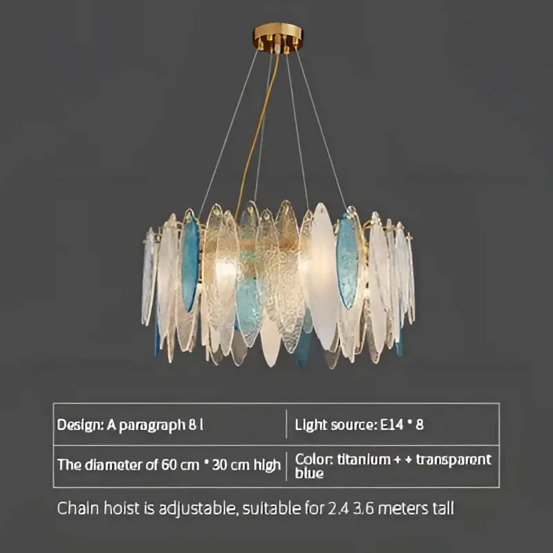 DecorBites™ Crystal Chandelier: Elegant European Style for Living, Bedroom, Dining Room