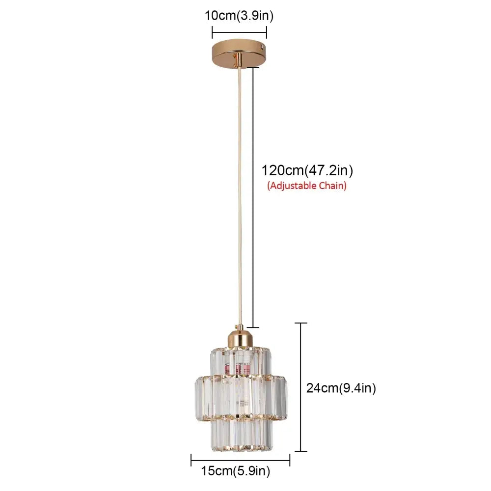 DecorBites™ Crystal Chandelier: Elegant LED Ceiling Light for Living Room, Bedroom, and Aisle. Luxurious Modern Design.