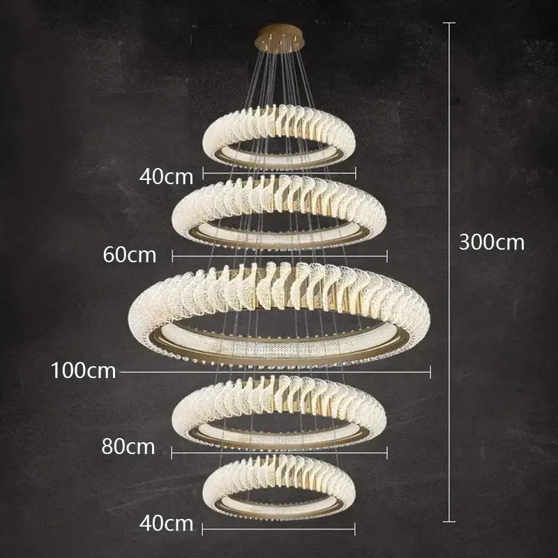 DecorBites™ Crystal Chandelier: Elegant Living & Dining Room Pendant Lighting