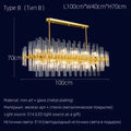 DecorBites™ Crystal Chandelier: Elegant Luxury Pendant Lighting for Home, Restaurant & Hotel