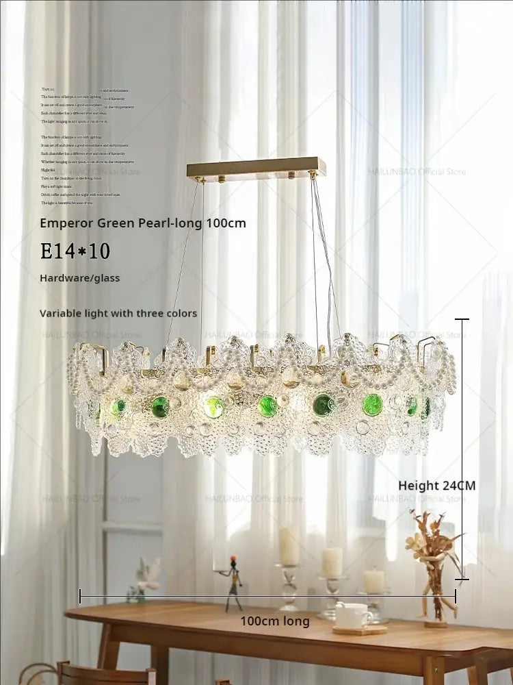 DecorBites™ Crystal Chandelier: Elegant Retro Lighting for Bedroom, Dining, Living Room & Cloakroom