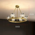 Modern gold decorbites crystal chandelier for dining room lighting