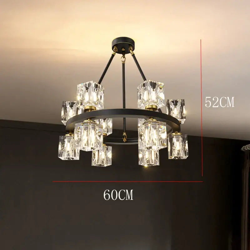 Modern gold decorbites crystal chandelier for dining room lighting