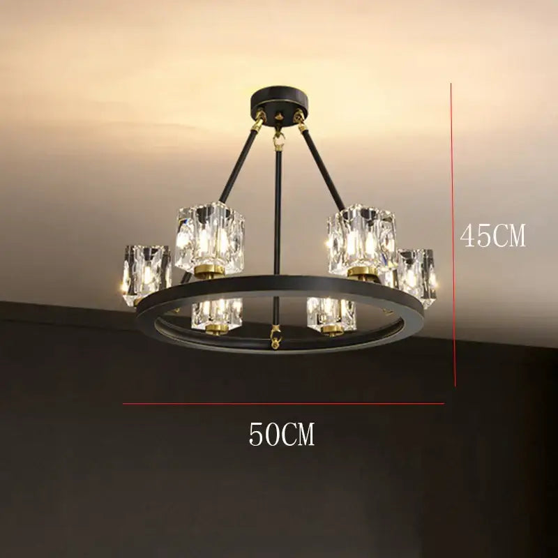 Modern gold decorbites crystal chandelier for dining room lighting