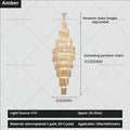 Modern gold decorbites crystal chandelier for villa living room