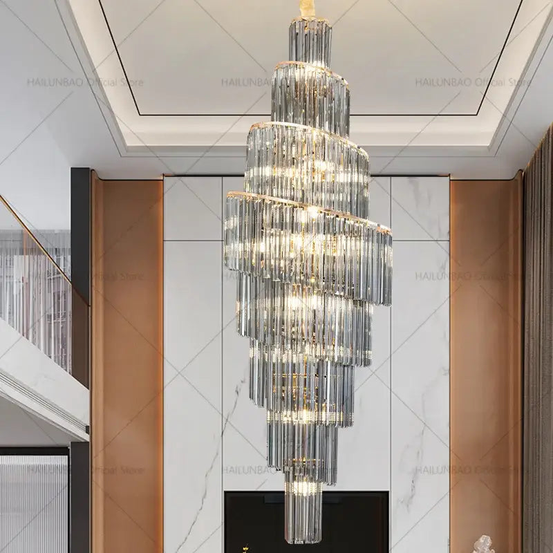 Modern gold decorbites crystal chandelier for villa living room