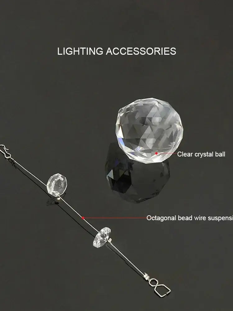 DecorBites™ Crystal Chandelier: Glittering Ceiling Light for Living Room & Hotel Lobby