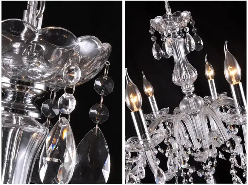 Modern silver decorbites crystal chandelier for dining room
