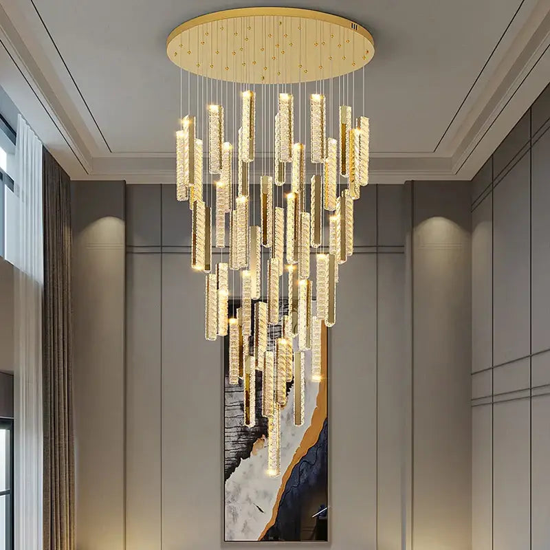 Modern golden decorbites crystal chandelier led dining room light