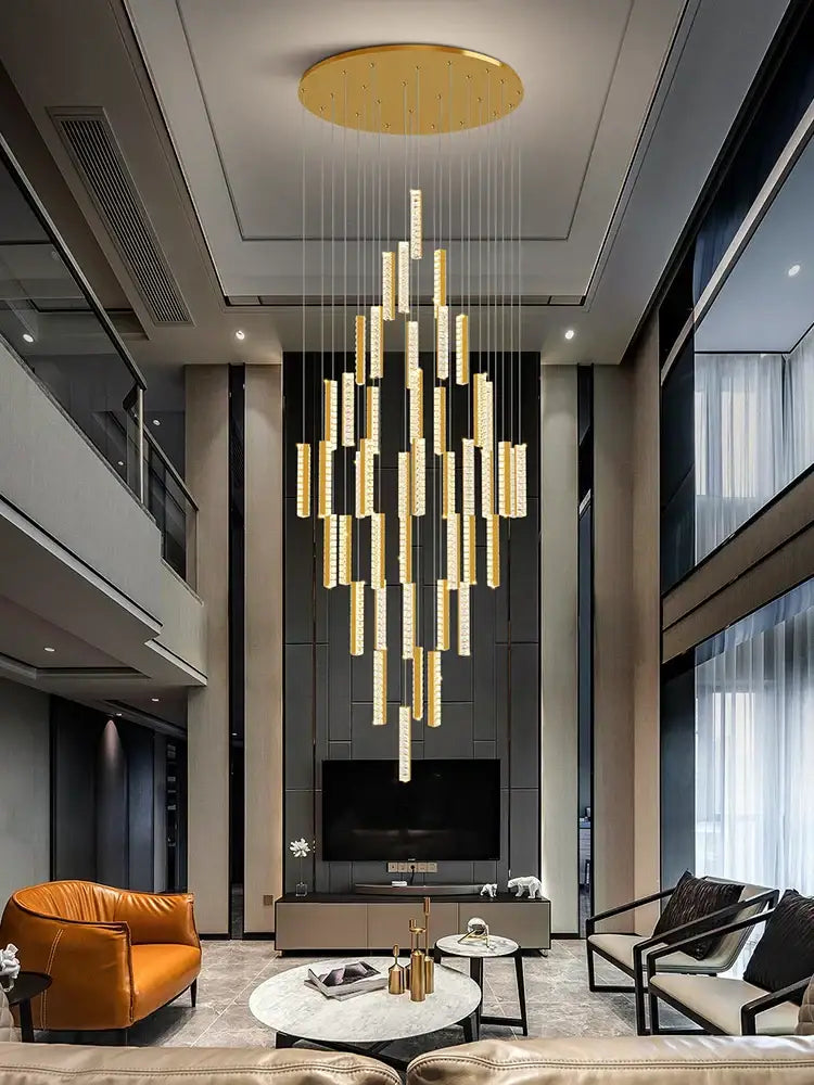 Modern golden decorbites crystal chandelier led dining room light