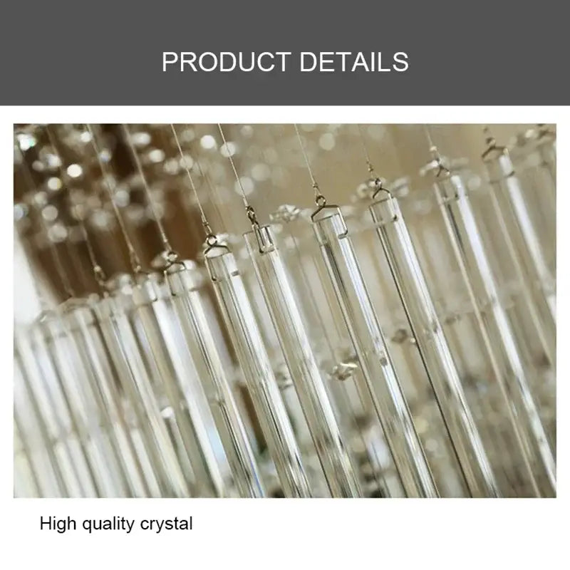 Modern multi tier decorbites crystal chandelier living room light