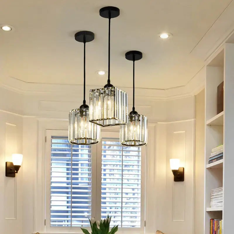 Modern gold decorbites crystal chandelier dining room pendant light