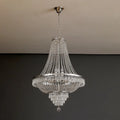 DecorBites™ Crystal Chandelier: Luxury LED Pendant Light for Living Room, Hotel Lobby, Villa, Staircase.