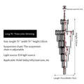 DecorBites™ Crystal Chandelier: Luxury Lighting for Living Room, Villa, Exhibition Hall