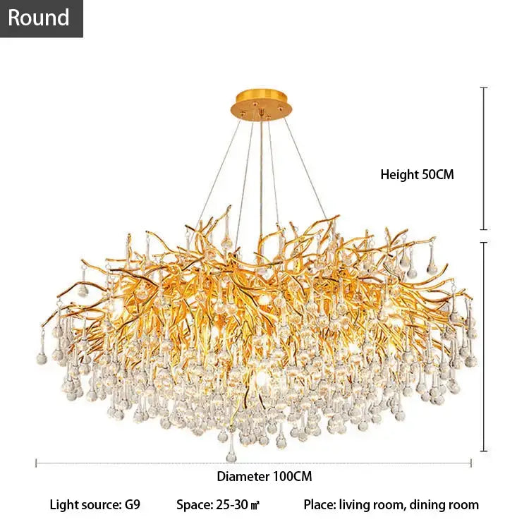 ثريا كريستال ديكور بايتس™: إضاءة فاخرة لديكور المنزل