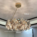 DecorBites™ Crystal Chandelier | Luxury Living Room Dining Light | Modern Ceiling Lamp