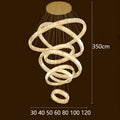 DecorBites™ Crystal Chandelier: Luxury Living Room Pendant Light, Stair Lamp & Ceiling Lighting