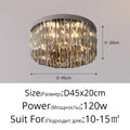DecorBites™ Crystal Chandelier: Luxury Nordic Ceiling Light for Home Interior Decoration
