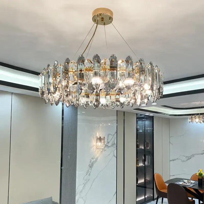 DecorBites™ Crystal Chandelier: Luxury Nordic Post-modern Design for Living Room, Bedroom, Dining Room