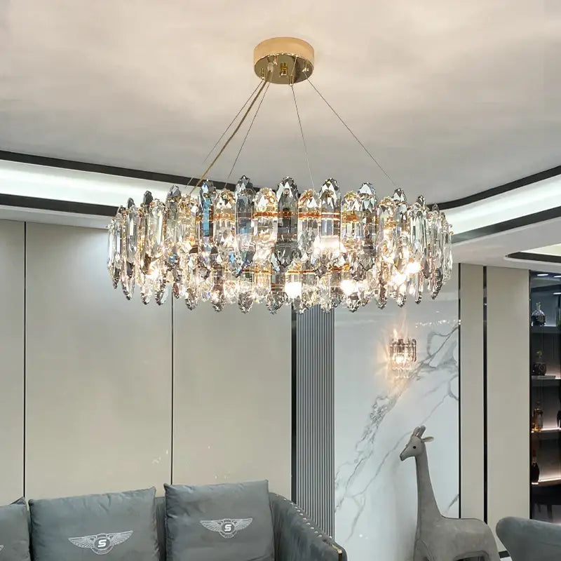 DecorBites™ Crystal Chandelier: Luxury Nordic Post-modern Design for Living Room, Bedroom, Dining Room