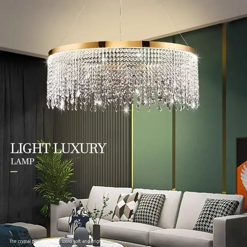 Luxury gold decorbites crystal chandelier for dining room