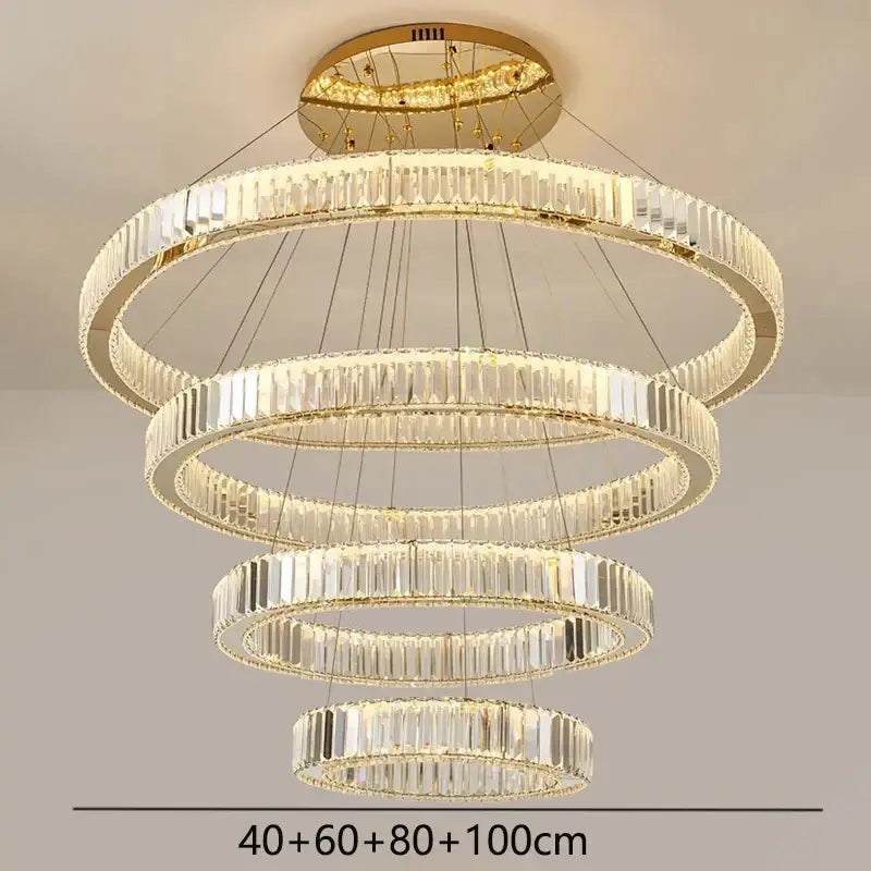 DecorBites™ ثريا كريستال: إضاءة متدلية عصرية للمنزل وغرفة الطعام
