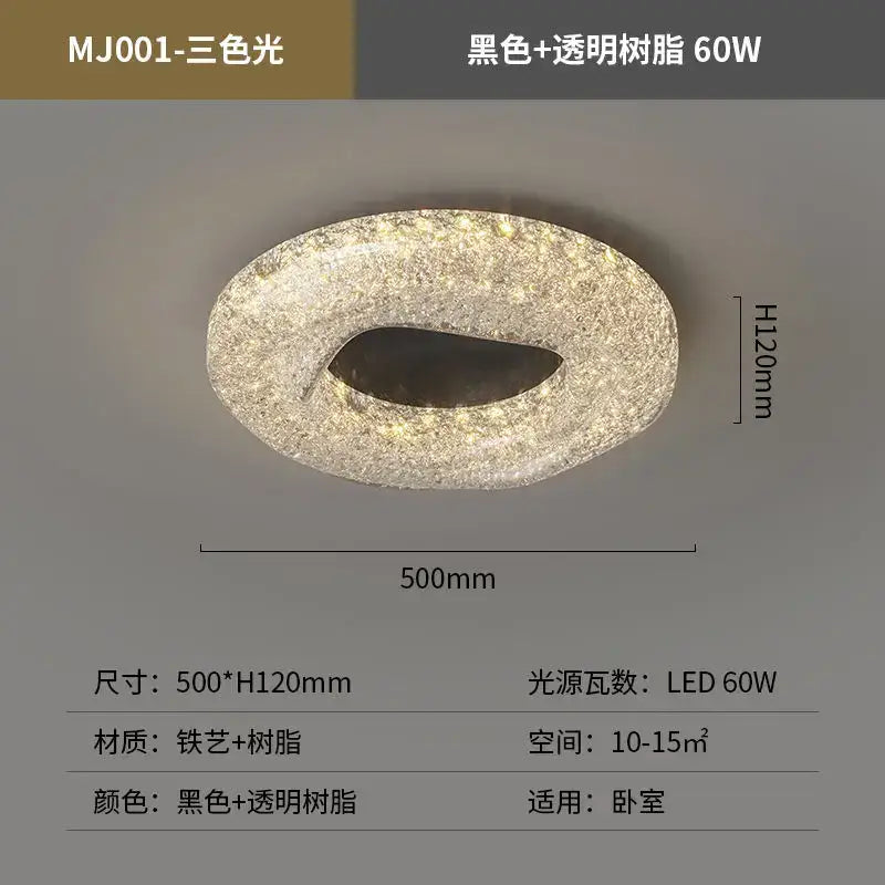 DecorBites™ Crystal Chandelier: Modern LED Hanging Light for Home & Hotel Décor