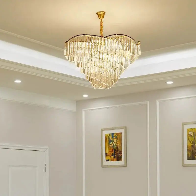 ثريا كريستال ديكور بايتس™: مصباح LED معلق عصري لغرفة المعيشة وغرفة النوم