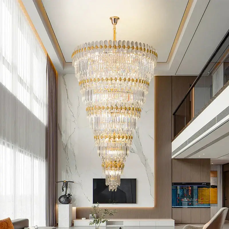 DecorBites™ ثريا كريستال: فخامة عصرية لغرفة المعيشة، غرفة الطعام، وغرفة النوم
