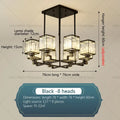 DecorBites™ Crystal Chandelier: Modern Light Luxury for Living Room, Bedroom, Restaurant, Villa, Hotel