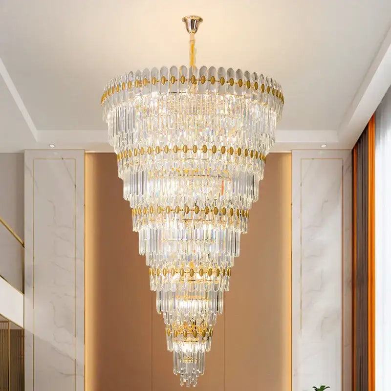 DecorBites™ ثريا كريستال: فخامة عصرية لغرفة المعيشة، غرفة الطعام، وغرفة النوم