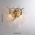 DecorBites™ Crystal Chandelier: Modern Luxe LED Branch Lighting for Living Room and Bedroom.