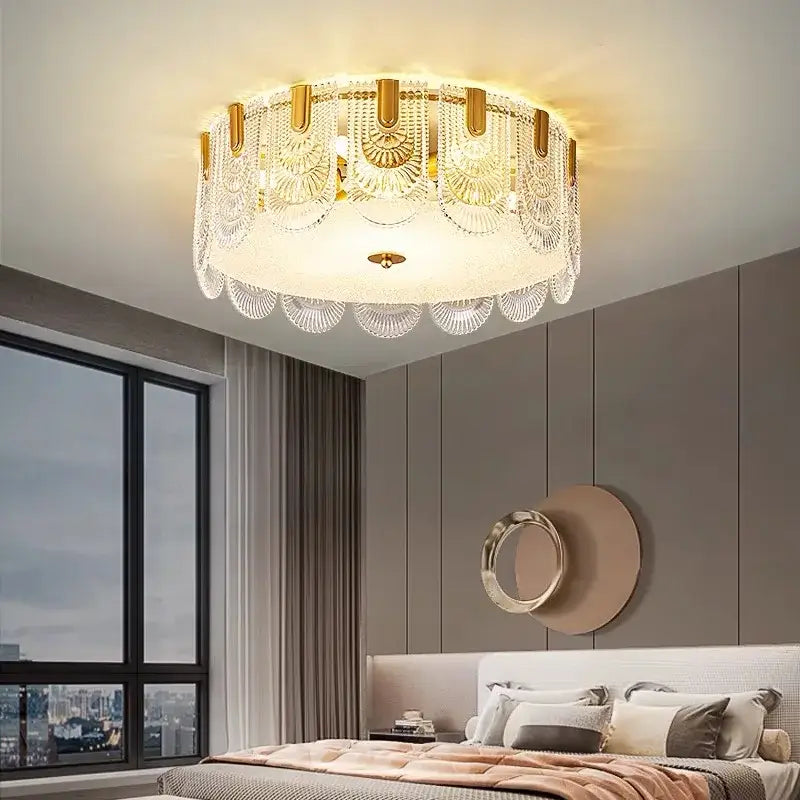 DecorBites™ Crystal Chandelier: Modern Luxury Ceiling Lamp for Living Room, Bedroom, or Restaurant