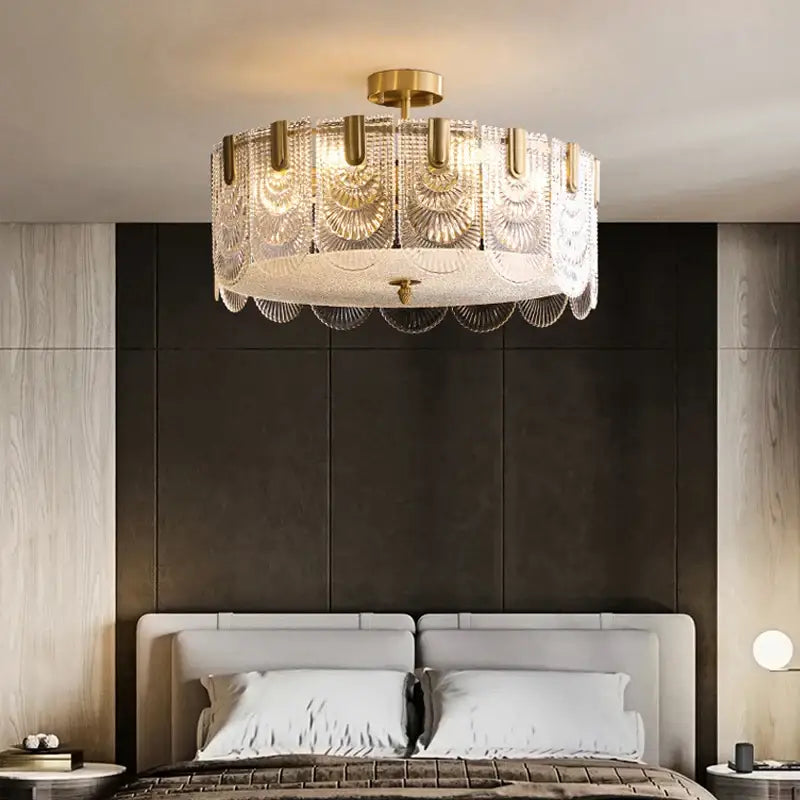 DecorBites™ Crystal Chandelier: Modern Luxury Ceiling Lamp for Living Room, Bedroom, or Restaurant