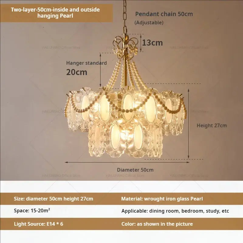 DecorBites™ Crystal Chandelier: Modern Luxury for Living Room & Bedroom